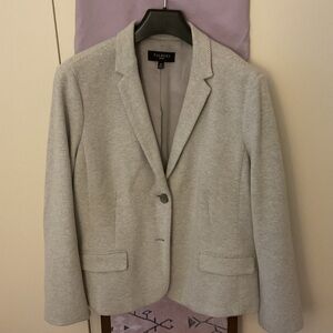 Talbots Women's Light Gray Suit Jacket